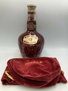 ST【同梱不可】 ロイヤルサルート 21年 赤陶器 700ml 40% 1365g 袋付き 未開栓 古酒 Z049396