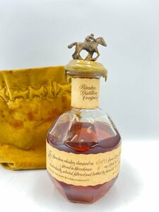 ST【同梱不可】Blanton ブラントン 巾着付き ※キャップ割れ注意 375ml 46.5％ 未開栓 古酒 Z051163