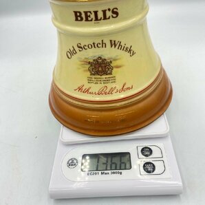 ST【同梱不可】BELL'S ベル 陶器 750ml 43% 1366g 未開栓 古酒 Z053857の画像4