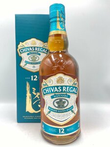 ST【同梱不可】CHIVAS REGAL シーバスリーガル 12年 ミズナラ 箱有 700ml 40% 1176g 未開栓 古酒 Z053881