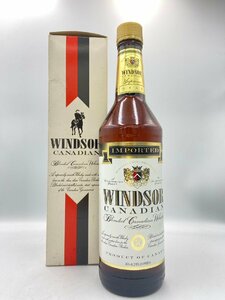 ST【同梱不可】WINDSOR ウィンザー カナディアン 箱有 750ml 40% 1082g 未開栓 古酒 Z053620