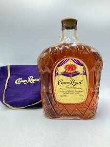 ST【同梱不可】Crown Royal クラウンローヤル 巾着付き 1140ml 40% 未開栓 古酒 Z052237