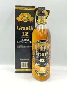 ST【同梱不可】 Grant's グランツ 12年 箱有 750ml 43% 未開栓 古酒 Z054152