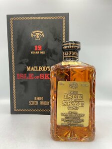 ST【同梱不可】ISLE OF SKYE アイルオブスカイ 12年 箱有 750ml 43% 未開栓 古酒 Z050874