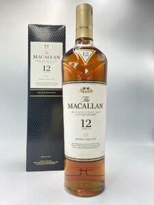 ST【同梱不可】MACALLAN マッカラン 12年 シェリーオークカスク 箱有 700ml 40% 未開栓 古酒 Z055870