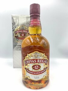ST【同梱不可】CHIVAS REGAL シーバスリーガル 12年 箱有 700ml 40% 1254g 未開栓 古酒 Z053822