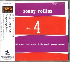 Sonny Rollins / Plus 4 / Prestige VICJ-23547 / Digital Remaster