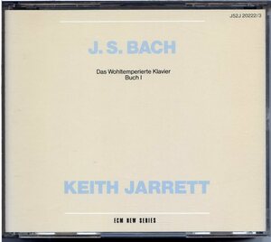 ECM NEW SERIES 1362/63 / Keith Jarrett / 2CD / J.S. Bach:Das Wohltemperierte Klavier Buch I / J52J 20222/3