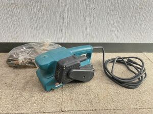 マキタ(Makita) 9911 ベルトサンダ 吸塵装置式 76mm ペーパー付き 中古 動作確認済み 電動工具 マキタ 