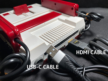 Nintendo Family computer HDMI化 カスタマイズ ファミコン ＋動作確認用ソフト（ドラゴンクエストシリーズ）４本セット [F001]_画像8