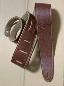 【本革】Taylor レザーストラップ TL250-03 Leather Strap / Medium Brown 茶 アコギ アコースティック ギター/ベース用 1円～