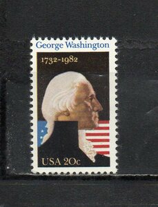 195099 アメリカ合衆国 1982年 初代大統領ジョージ・ワシントン生誕250年 未使用NH