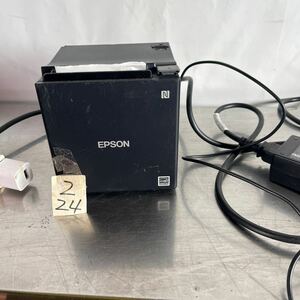 2/24 EPSON　レシートプリンター　TM-m30　電源アダプター　M235B　部品取り用
