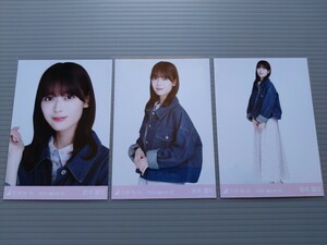 乃木坂46　岩本蓮加　生写真　デニムジャケット　コンプ