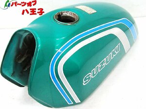 希少 スズキ ハスラー250 TS250 10型? ★ 純正 ガソリンタンク フューエルタンク グリーン 中古現状 ジャンク 当時物