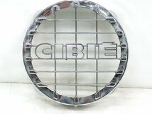 中古現状 シビエ CIBIE ★ 汎用 φ180? ヘッドライトカバー ヘッドランプカバー メッシュカバー メッキ オスカー タイプD_画像2