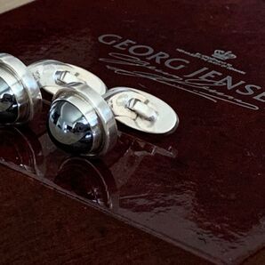 GEORG JENSEN カフリンクス 44D ヘマタイトモデル※付属品無し