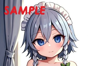 [複数落札特典あり] レア 東方Project 十六夜咲夜 sakuya コスプレ ラミネート A4サイズ R422075