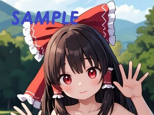 [複数落札特典あり] レア 東方Project 博麗霊夢 reimu コスプレ ラミネート A4サイズ R422061