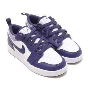  Nike 22cm US 3Y Jordan 1 low ALT PS белый лиловый NIKE JORDAN 1 LOW ALT (PS) Junior Kids обувь ребенок обувь 