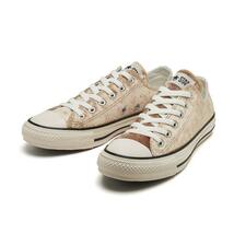 コンバース 27cm オールスター CA ベルベット ベージュ CONVERSE ALL STAR CA-VELVET OX メンズ ローカット スニーカー_画像1