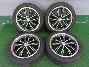 レアマイスター!! 18x7J +48 夏タイヤ付き 225/45 4本セット 中古 売切!!