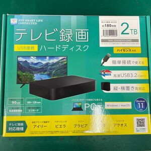 外付けハードディスク　2TB MAL32000EX3-DMD
