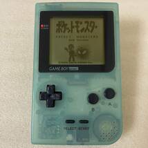 レア 希少 GBP ゲームボーイポケット アイスブルー GAMEBOY Pocket ICE BLUE トイザらス限定 Nintendo 動作確認済み_画像9