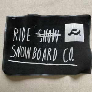 RIDE Snowboards フロアマット 非売品 オマケ付き ライド マット ラグ k2 burton SALOMON バートン サロモン NITRO スノーボード SNOW