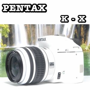 [1 jpy ~][ electrification verification settled ] PENTAX K-x single‐lens reflex camera white operation not yet verification Pentax single‐lens reflex camera smc da al