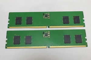 ■ゆうパケット対応！即決！SK hynix DDR5 8GBx2枚 合計16GB PC5-4800B-UC0-1010-XT