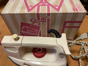  steam spray iron TOSHIBA Toshiba TA-551S original box attaching Showa Retro J-2