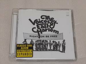 THE VOICES OF EAST HARLEM/RIGHT ON BE FREE 輸入盤CD US SOUL FUNK GOSPEL 70年作 リマスター&ボーナス