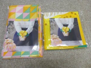  Orbis ORBIS..... bouquet bandana handkerchie furoshiki ....fro type 2 pieces set Japan FUROSIKI not for sale unopened new goods 