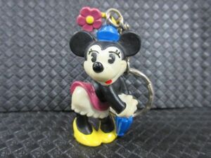 Disney ディズニー Minnie Mouse ミニーマウス アンティーク レトロ キーホルダー マスコット ミニー未使用 新品 ③