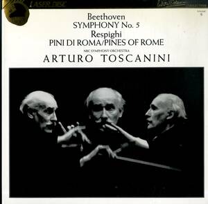 B00167988/LD/アルトゥーロ・トスカニーニ「Toscanini Beethoven/Symphony No.5」