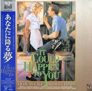 B00153025/LD/ニコラス・ケイジ / ブリジット・フォンダ「あなたに降る夢 It Could Happen To You 1994 (1995年・SRLP-5104)」