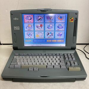 L145 FUJITSU OASYS LX-9500SD パーソナルワードプロセッサー/ワープロ 本体のみ/通電OK ジャンク品