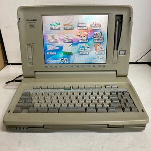 L155 SHARP Shoin WD-M700 Japanese word processor word-processor body only / electrification OK junk 