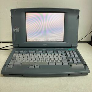 L182 FUJITSU OASYS LX-4300 パーソナルワードプロセッサ ワープロ 本体のみ/通電OK ジャンク品