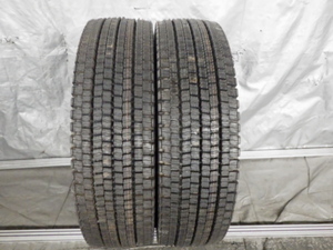 275/80R22.5 151/148J ダンロップ SP001 未使用 2本セット スタッドレスタイヤ 2018年製