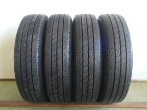 185/75R15 106/104L ブリヂストン ECOPIa R680 中古 7分山 4本セット サマータイヤ 2019年製 P3198