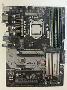 中古マザーボードセット★ASRock Z370 Pro4★8Gen Core-i5★メモリ48GB