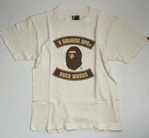 A Bathing Ape エイプ 初期 ロゴプリント Tシャツ サイズM ホワイト 22134