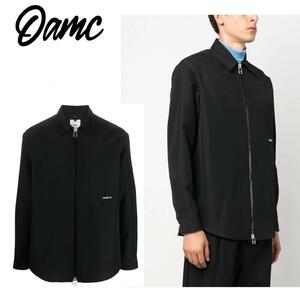 OAMC IAN SHIRT ジップシャツ トロピカルウール ブラック XL