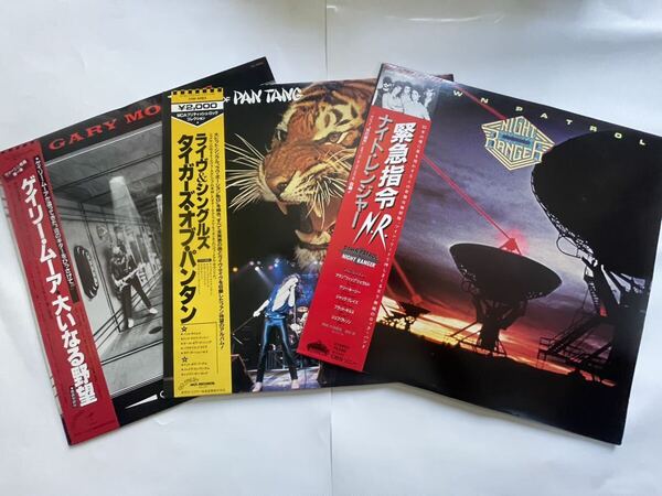 ゲイリームーアナイトレンジャータイガーズオブパンタン LP 帯付