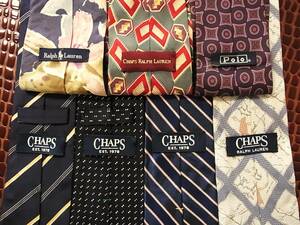 ★2478★SALE【全てラルフローレン【CHAPS】・７本セットで！超お買得！】ネクタイ③★