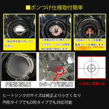  LEDヘッドライト H4 H7 H8/H11/H16 HB3 HB4 HIR2 H1 H3 フォグランプ 光軸調整機能付 新車検対応 ポンつけ 40W 12000LM ファンレス _画像9