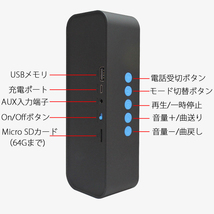 ブルートゥーススピーカー ワイヤレススピーカー Bluetooth5.0 重低音 軽量 お手軽 ポータブル バッテリー内蔵 マイク ハンズフリー お花見_画像8