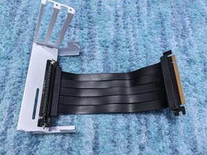 0605u0128　EZDIY-FAB GPUブラケット、マルチアングル調整垂直グラフィックスカードホルダーブラケット 20cm PCIE 3.0ライザーケーブル付